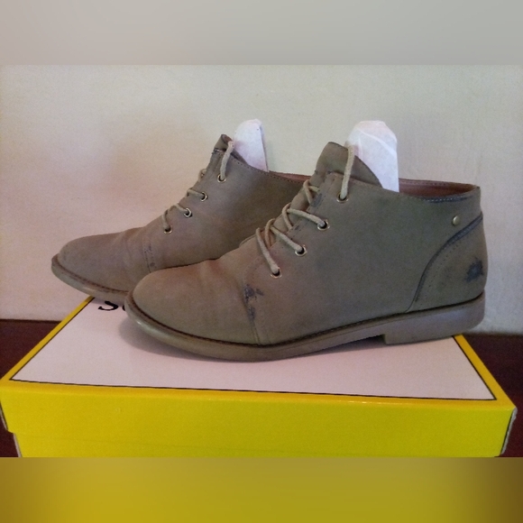 Seven Dials Malise Booties Boots Chukka Desert Boots Size 9.5 Sage Green Gray - Picture 3 of 8